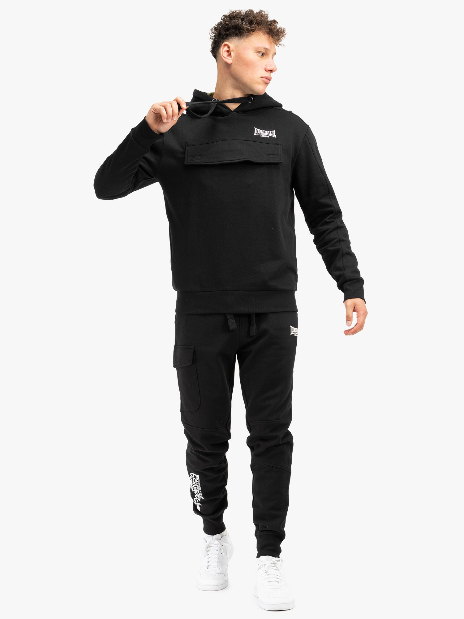 Regular fit hoodie Lonsdale Rushen 3/6
