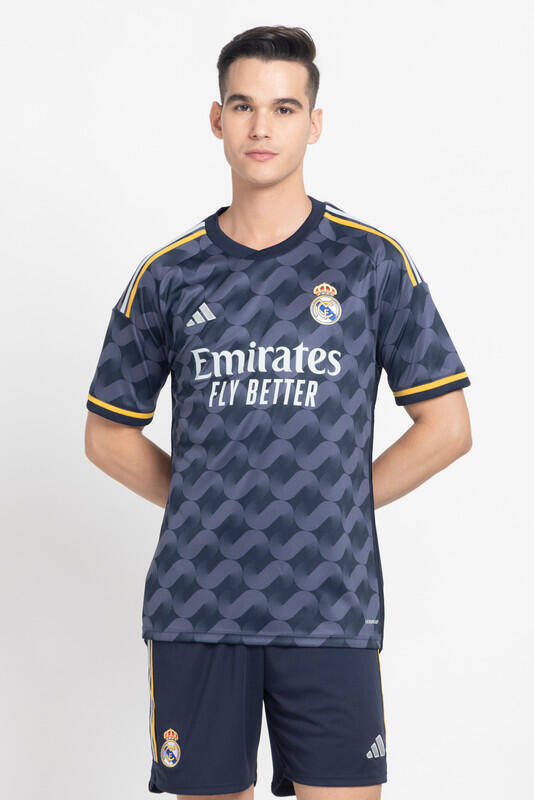 Adidas REAL A JSY Men Football Jersey Blue -  2