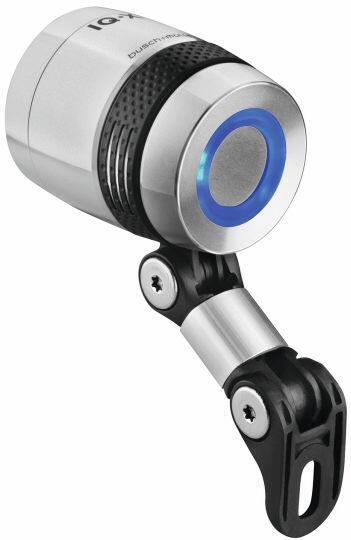 BUSCH + MÜLLER Przednia lampka rowerowa IQ-X, srebrna