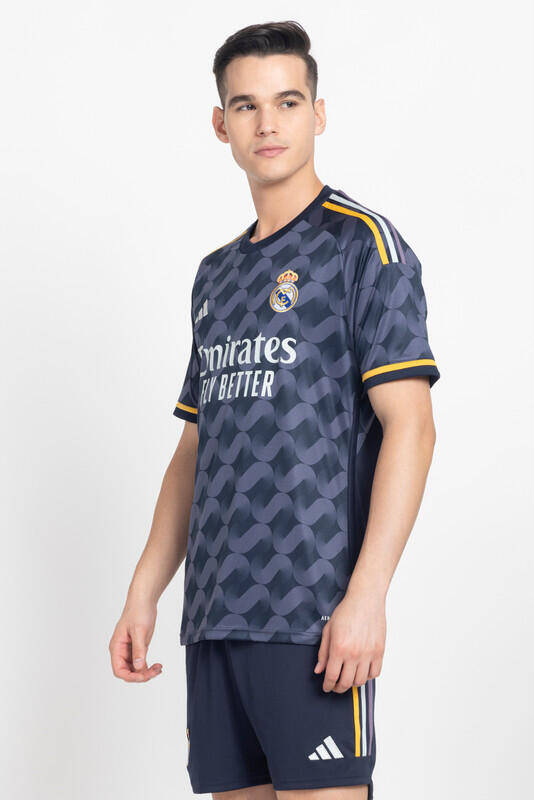 Adidas REAL A JSY Men Football Jersey Blue -  3