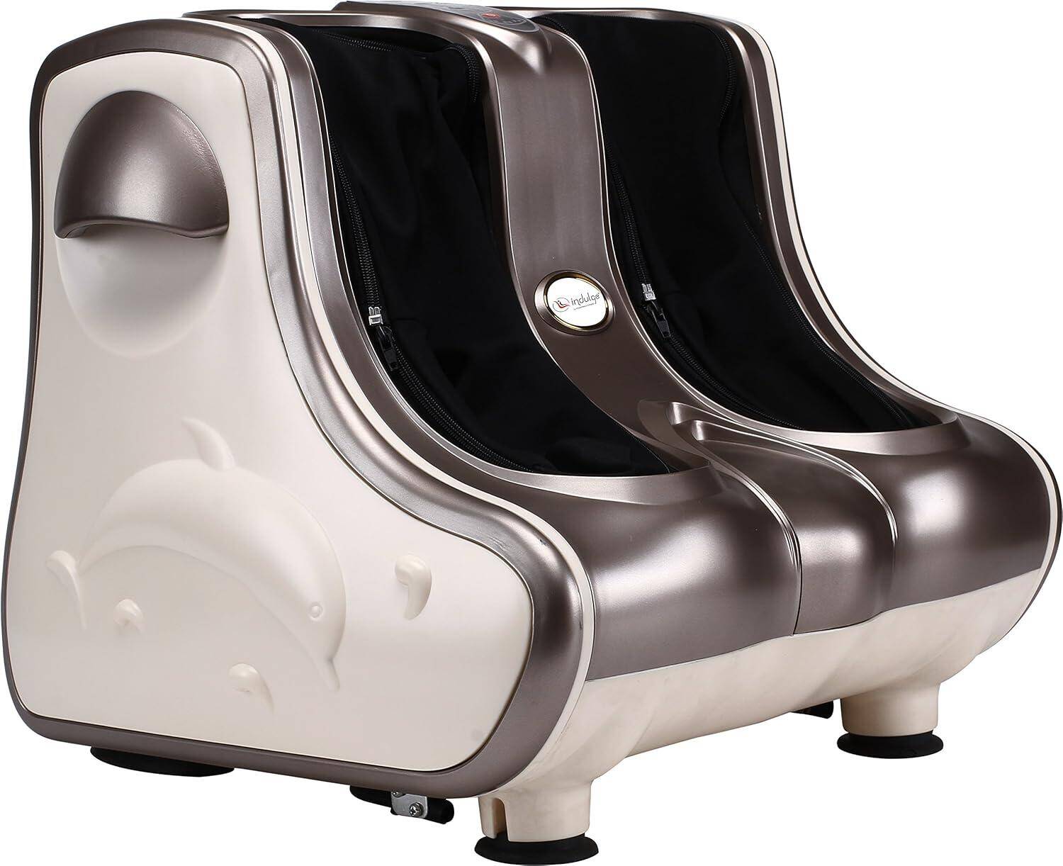 indulge IF-8009 Foot & Leg Massager Machine for Pain Relief with Intense Roller Reflexology Massage, Shiatsu, Kneading, Vibration, Rolling & Heating by PowerMax Fitness -  4