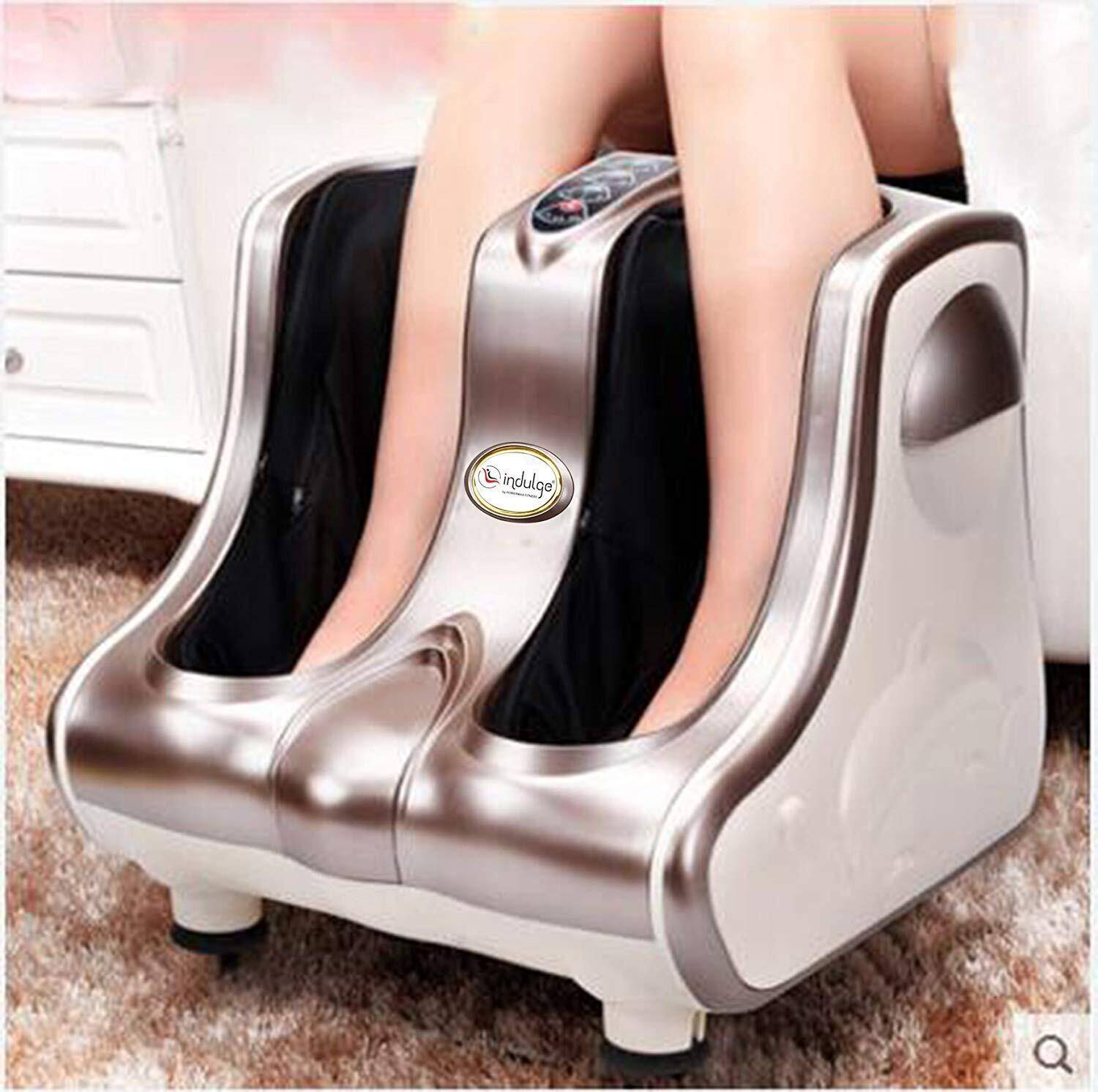 indulge IF-8009 Foot & Leg Massager Machine for Pain Relief with Intense Roller Reflexology Massage, Shiatsu, Kneading, Vibration, Rolling & Heating by PowerMax Fitness -  2