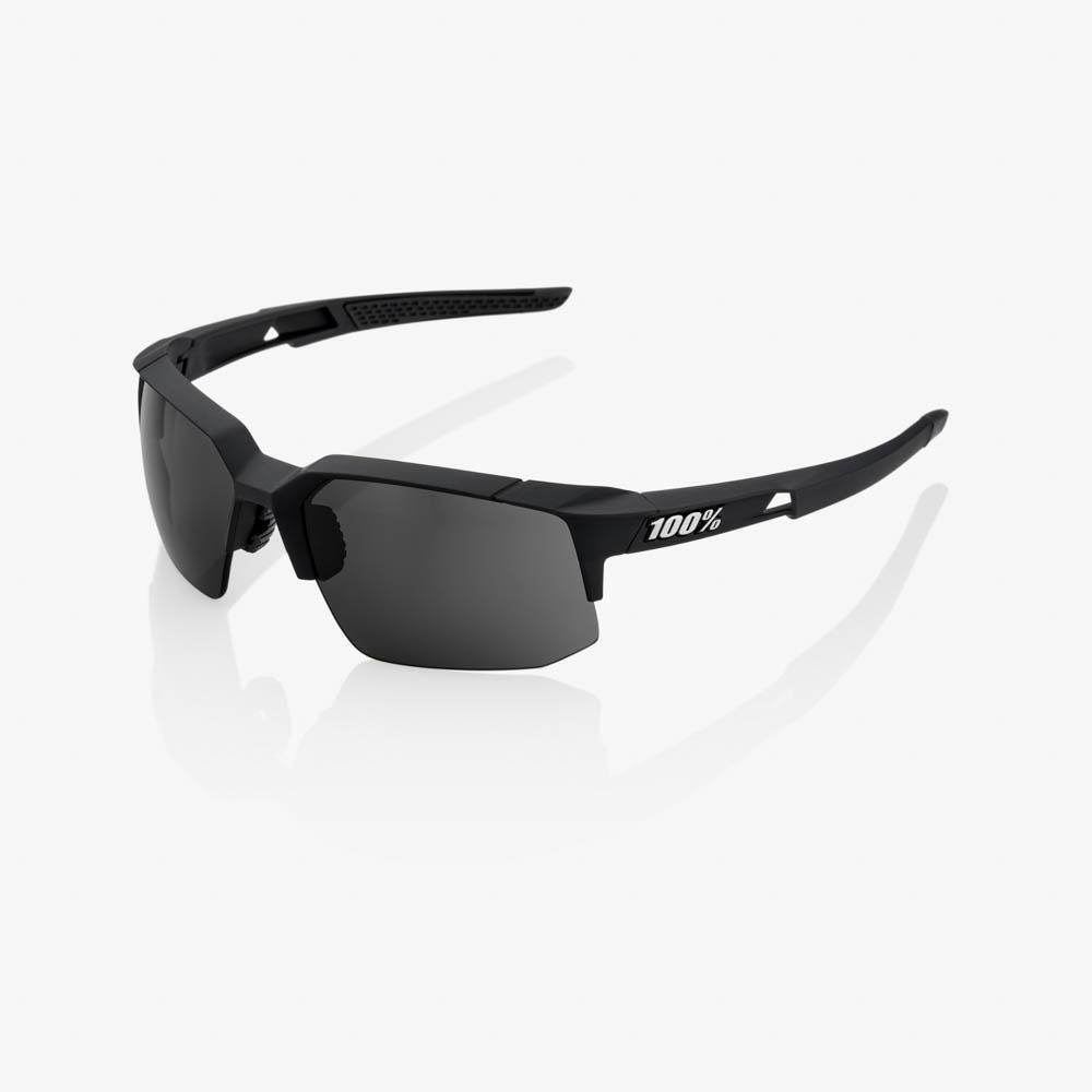 100% - 100% Speedcoupe® Soft Tact Black Smoke Lens - Lunettes De Soleil - Noir - Taille Unique - Decathlon