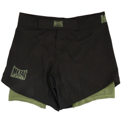 Dual métal boxe mma korte broek