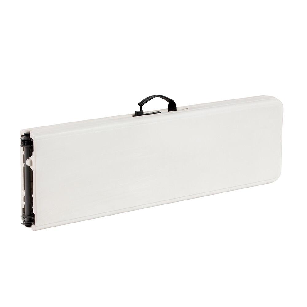Banco dobrável - plástico - 183x28x43 cm - Banco de camping 2/4