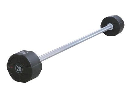 Barre d'haltère droite en PU 20 kg