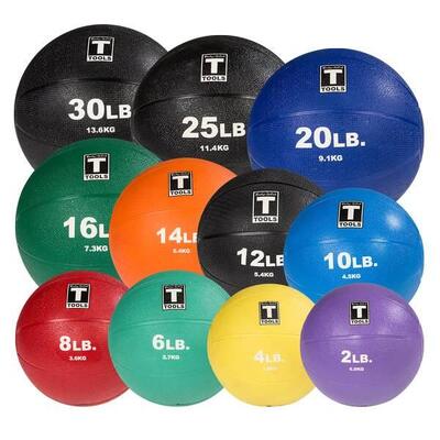 Medicine ball - geel - 1800 gram