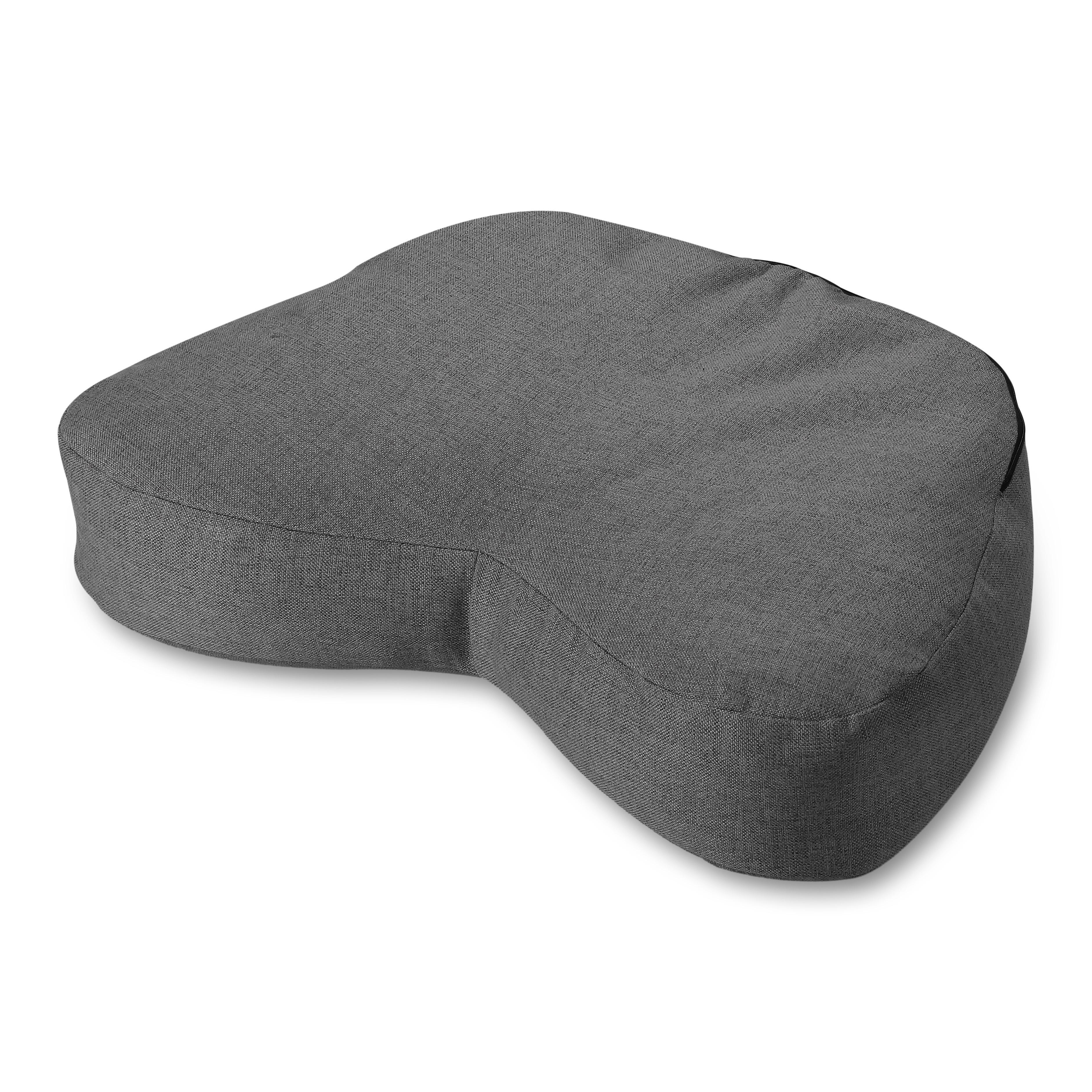 Almofada de massagem para yoga e meditação indigo 55*40 cm cinza escuro