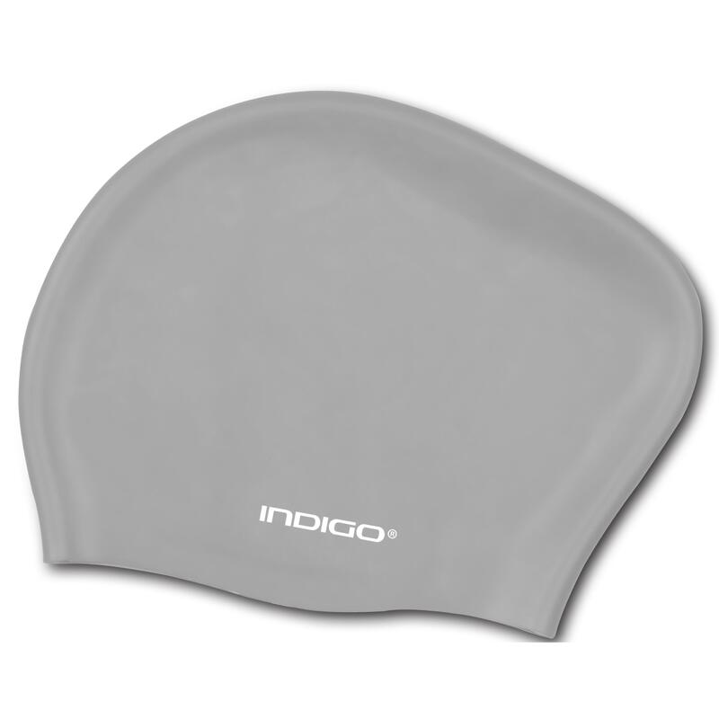 Bonnet de Natation en Silicone Étanche pour Cheveux Longs