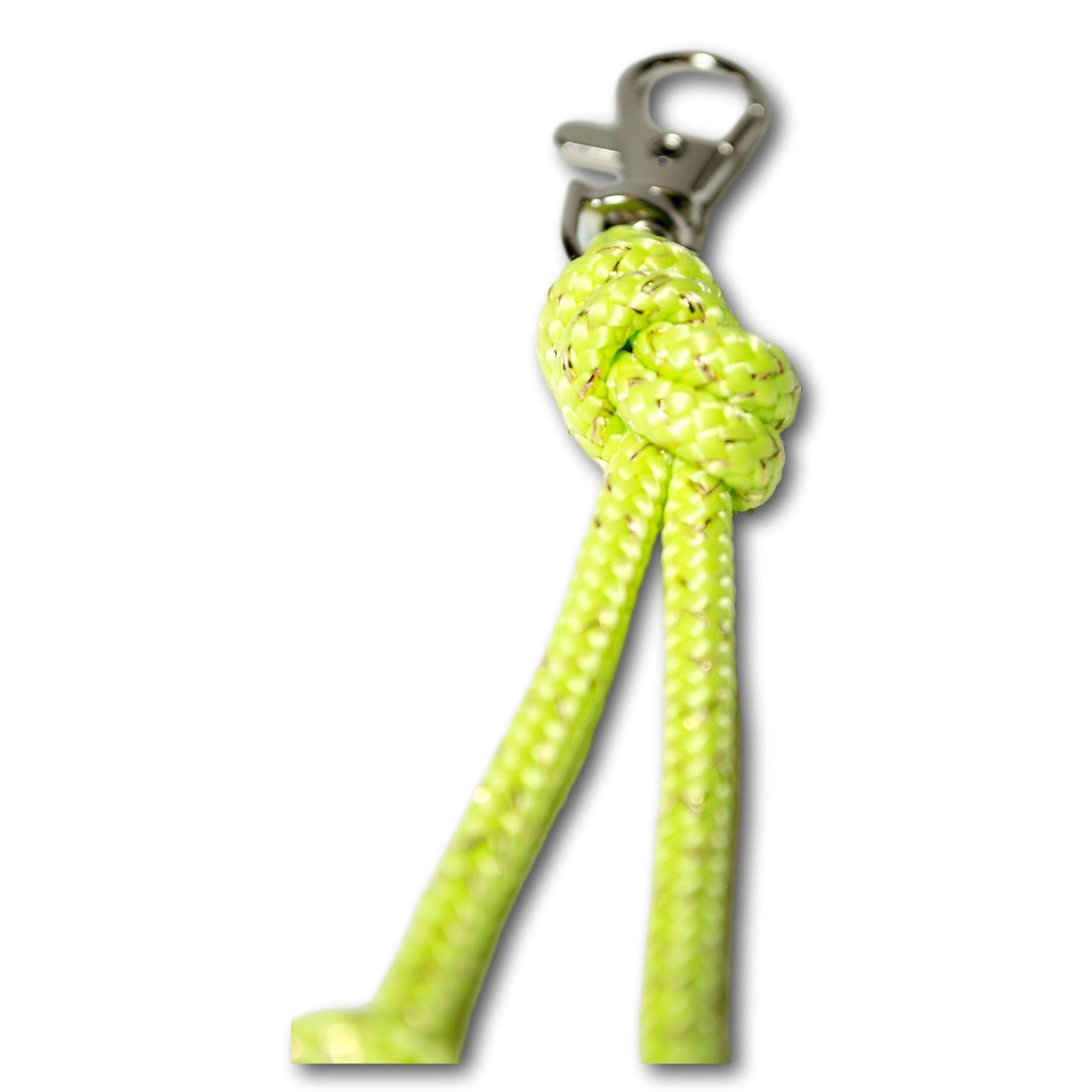 Llavero Cuerda con Lurex  para Gimnasia Rítmica INDIGO Verde Claro 3/3
