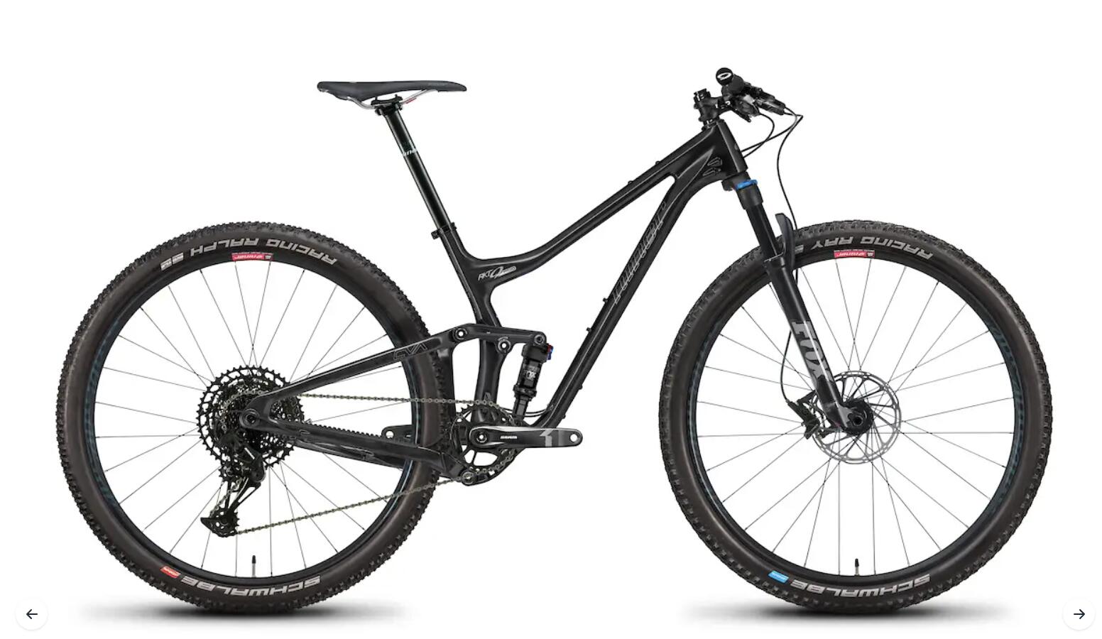 Niner RKT XC Bike Large Carbon Frame Full Suspension 2* Black NINER ...