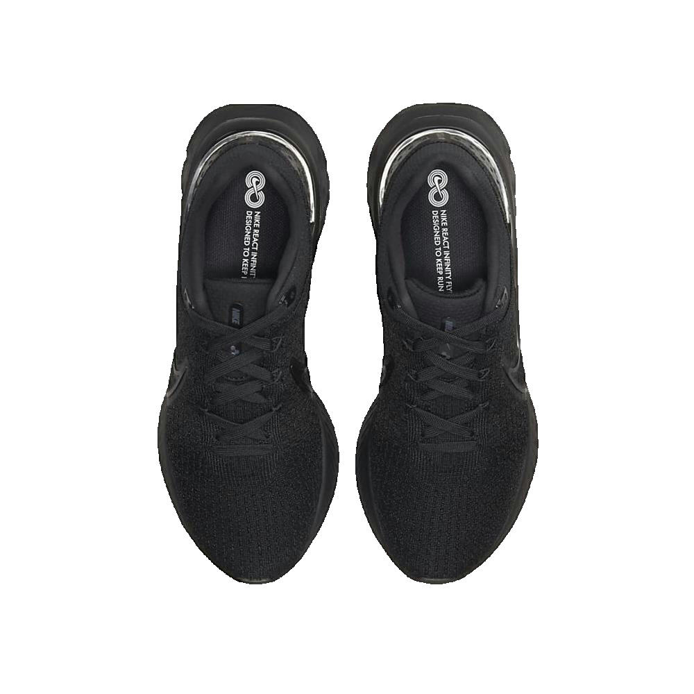 Chaussures de course Hommes Nike React Infinity Flyknit 3 S Noir 3/3