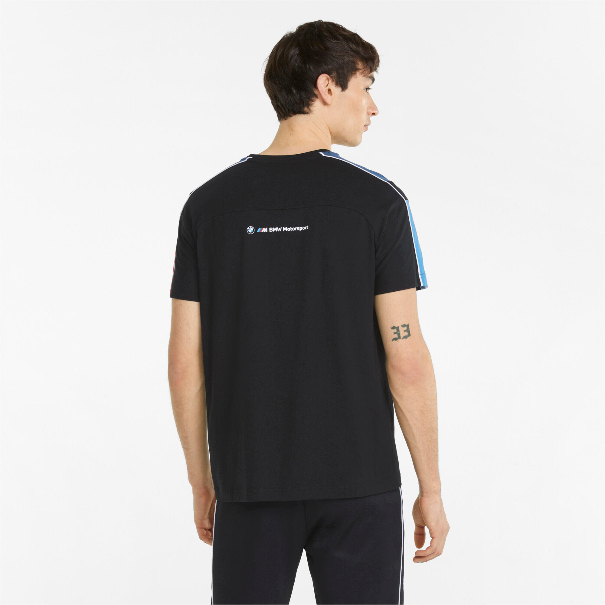 T-Shirt PUMA Homem BMW M Motorsport T7 - Algodão Cor Preto-M 2/5