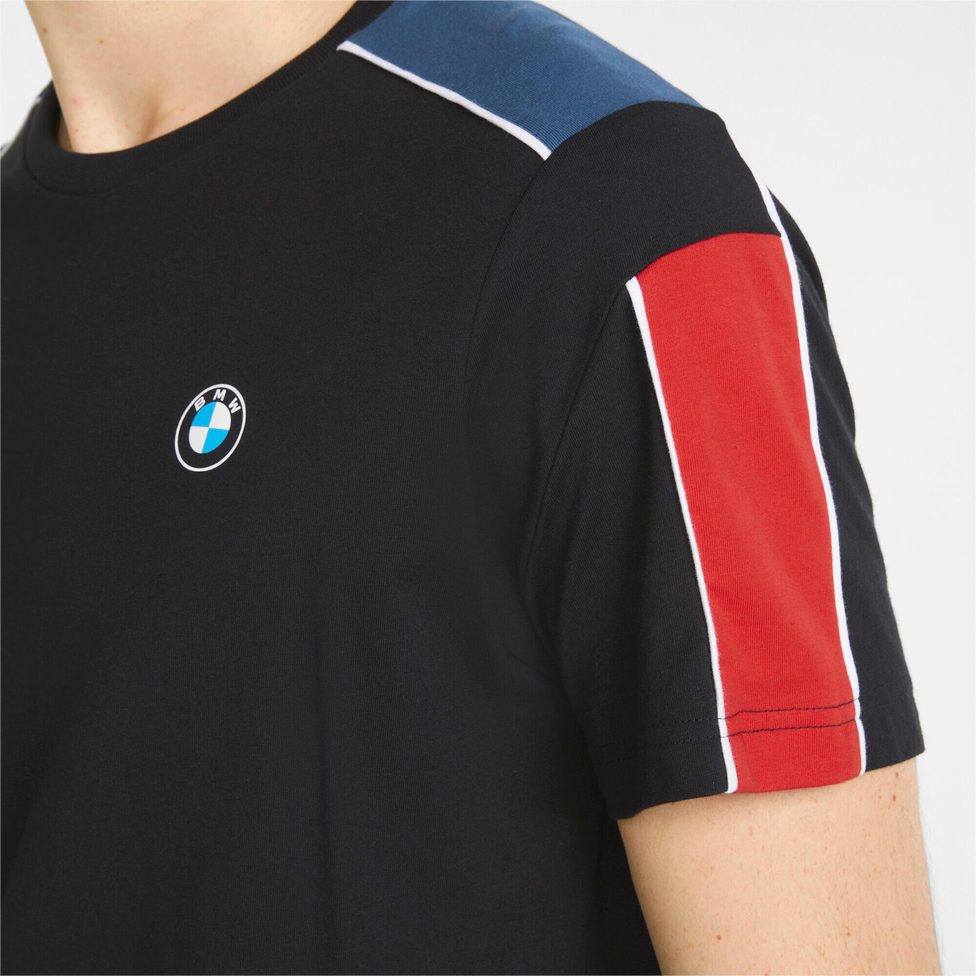 T-Shirt PUMA Homem BMW M Motorsport T7 - Algodão Cor Preto-M 4/5