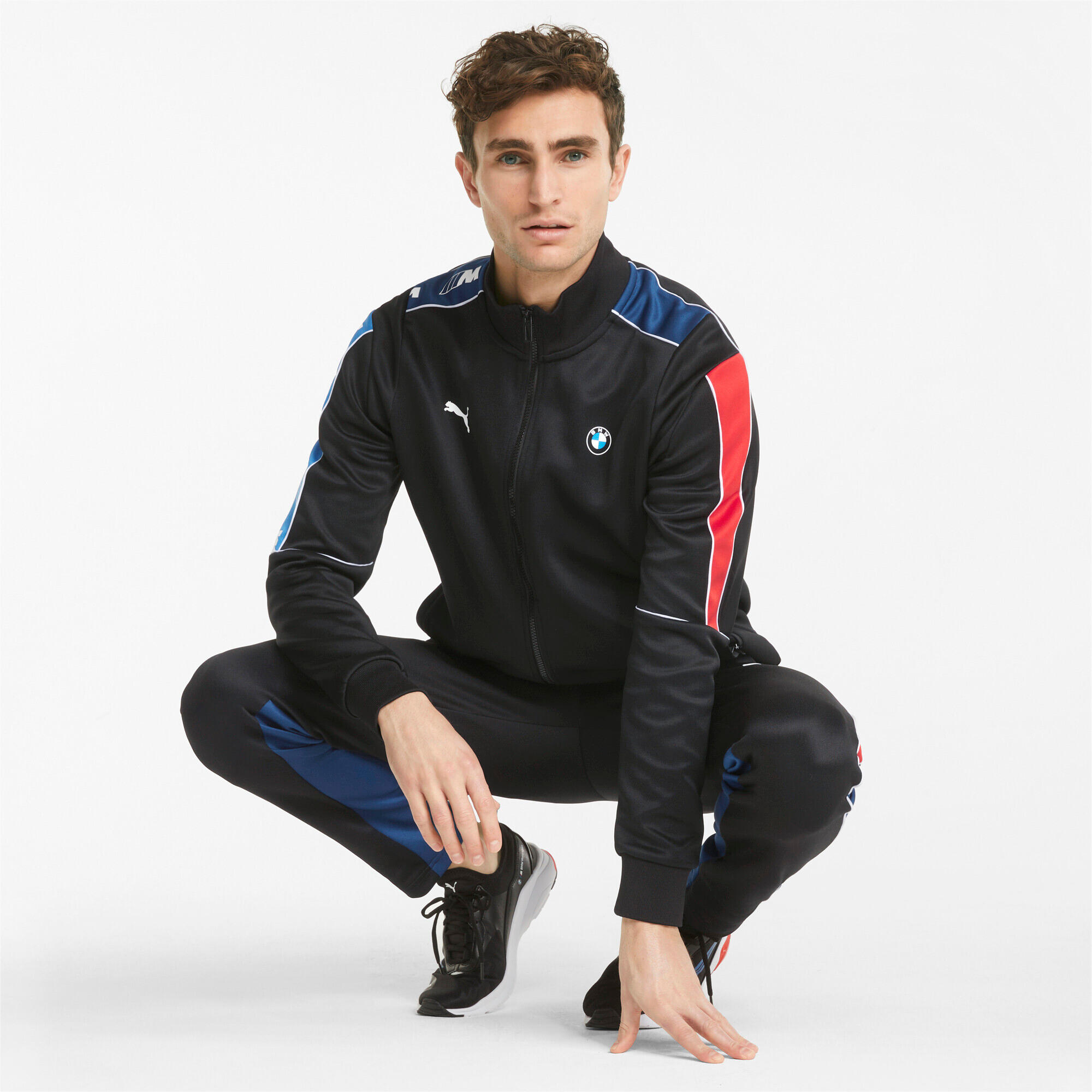 Casaco PUMA para homem BMW M Motorsport T7 Track Jacket - Cor preta-M 3/5