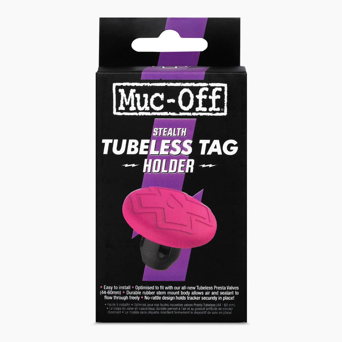 Support pour Tracker Muc-Off TubelessTag Rose 6/6