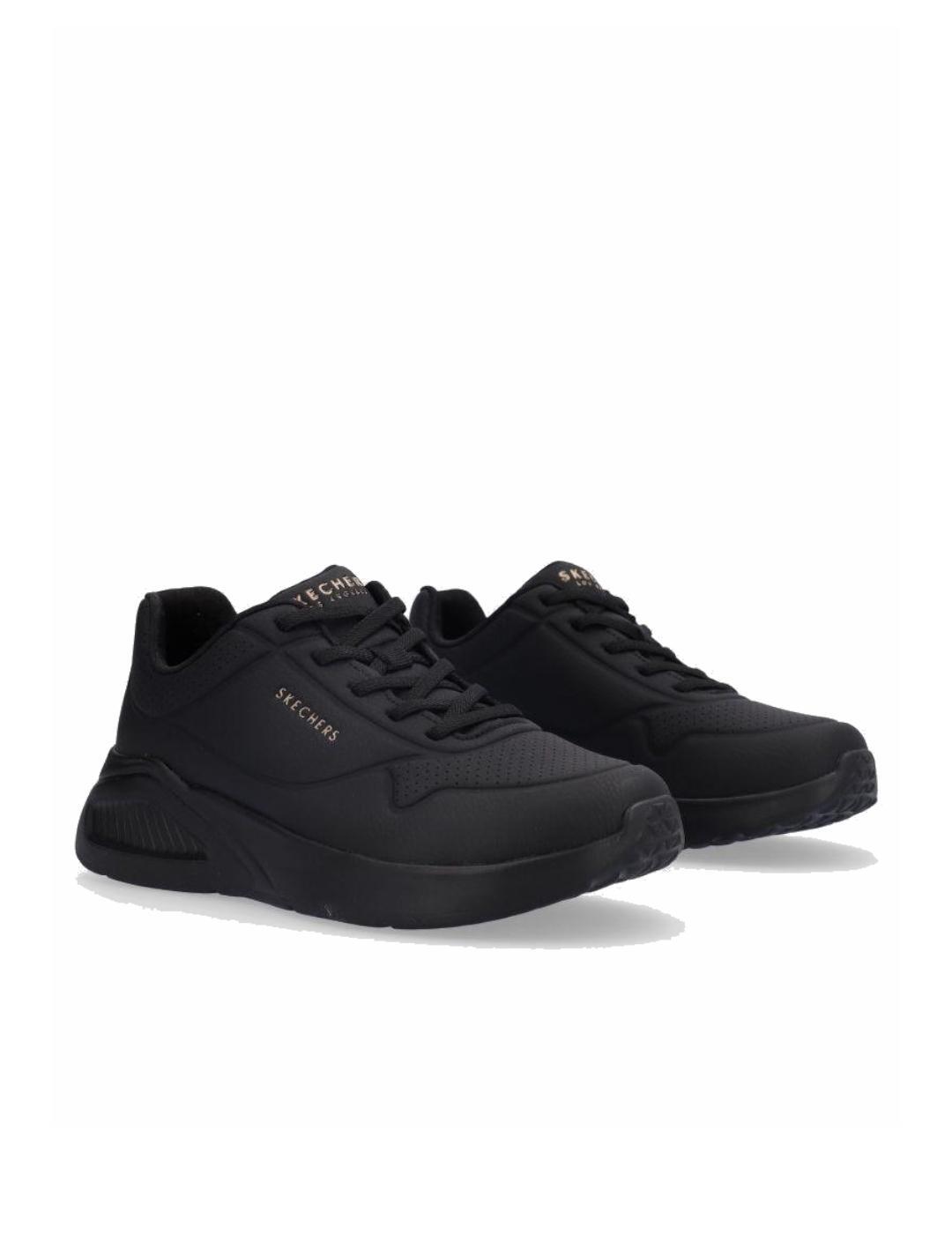 Chaussures pour femmes Skechers Uno lite work Noir 2/5