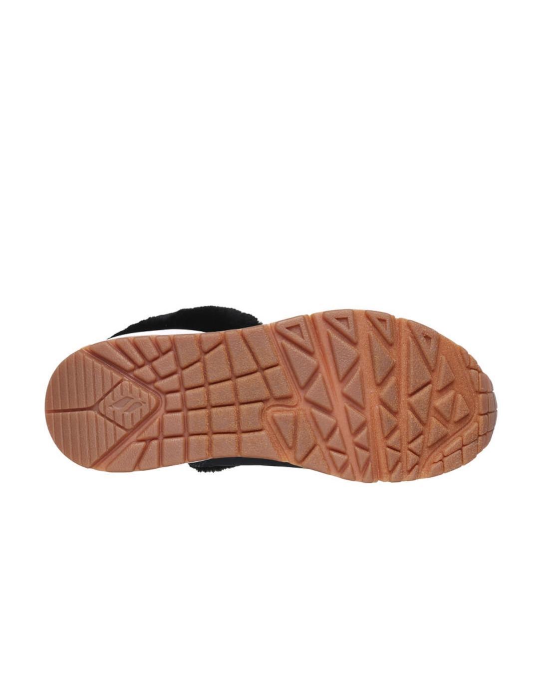 Women's Skechers Uno-fall Black sneakers 4/7