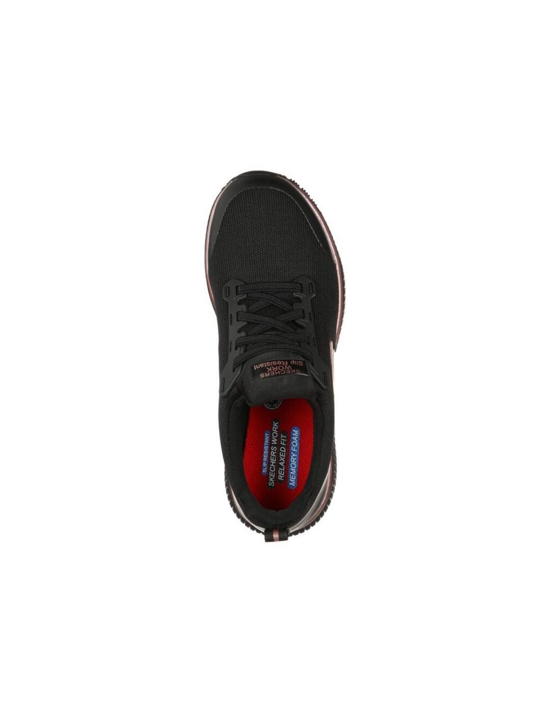 Women's Skechers Squad SR Work Black Sneakers 4/5
