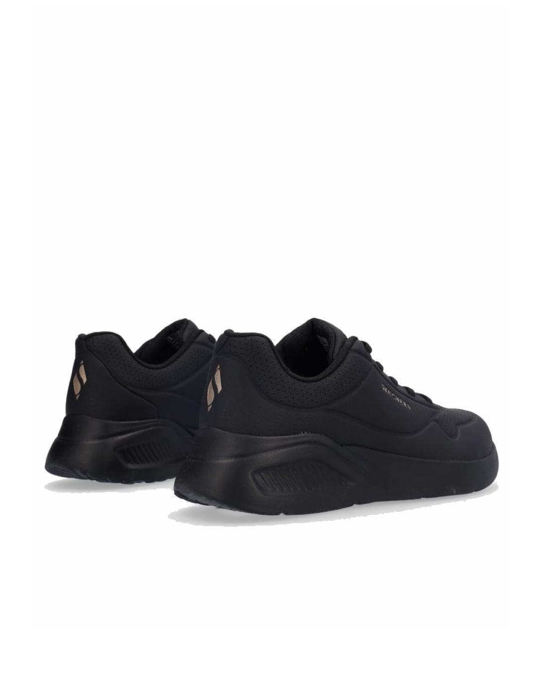 Chaussures pour femmes Skechers Uno lite work Noir 3/5