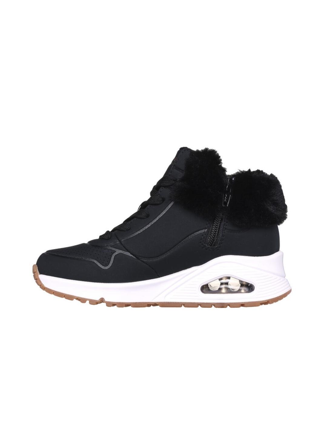 Zapatillas para Mujer Skechers Uno fall air Negro 2/5