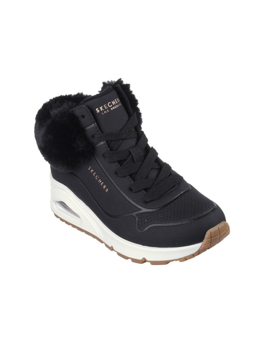 Zapatillas para Mujer Skechers Uno fall air Negro 3/5