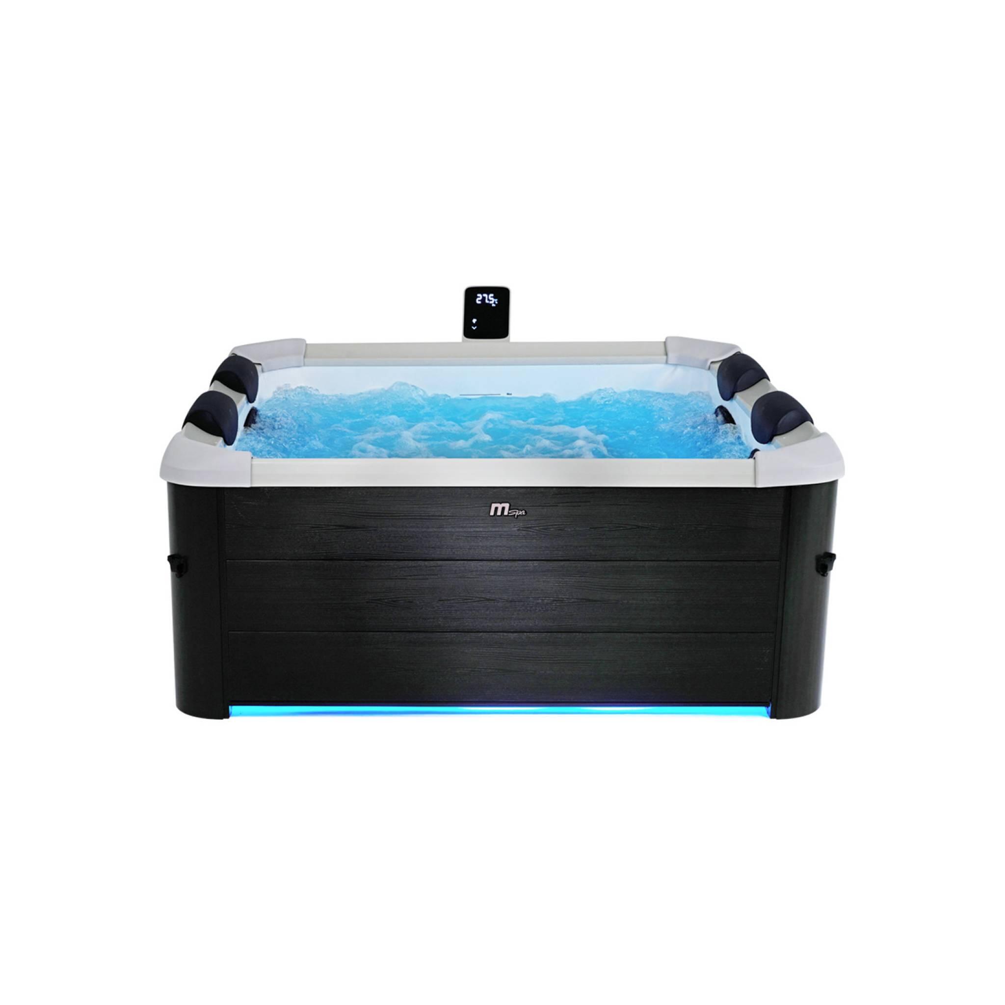 Spa rigide 6 personnes gris + housse thermique l sweeek 2/5