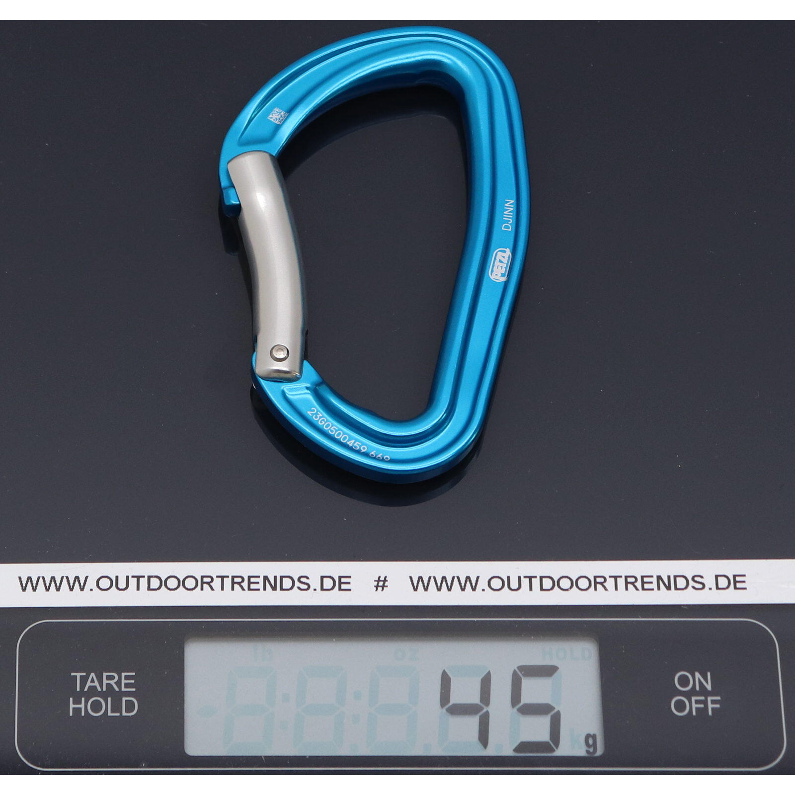 Mousqueton d'Escalade Petzl "Djinn Doigt courbe" 3/5
