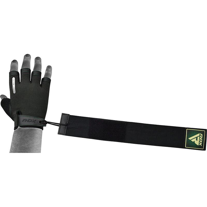 RDX T2 Weightlifting Half Finger Gym Gloves 6/7