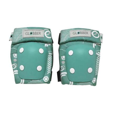 Set 2 protections imprimés enfants XXS (Coudes et genoux) - Vert Sauge