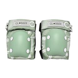 Set 2 protections imprimés enfants XXS (Coudes et genoux) - Vert Emeraude