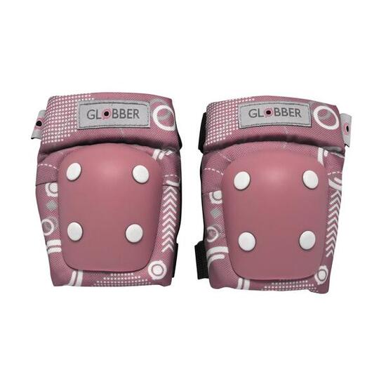 Set 2 protections imprimés enfants XXS (Coudes et genoux) - Rose pastel