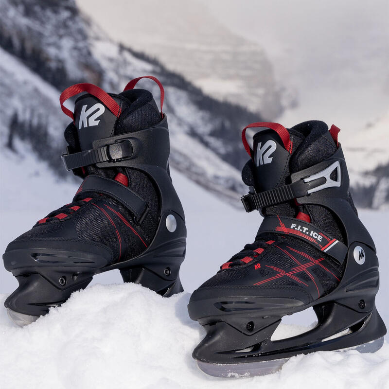 K2 F.I.T. Brusle na led - Černá/Červená - 42.5