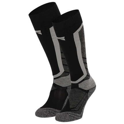 Chaussettes de snowboard Xtreme noires 2-PACK unisexe