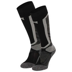 Xtreme - Chaussettes de snowboard Unisexe - Multi noir - 2 Paires - Chaussettes