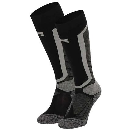 Chaussettes de snowboard Xtreme noires 2-PACK unisexe