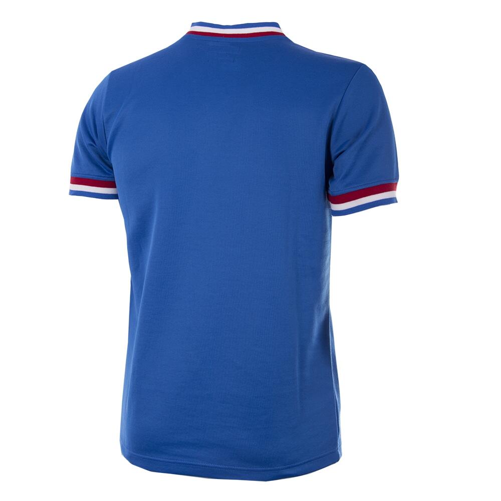 Retro Voetbalshirt - Heren - Frankrijk 1971 - Blauw 3/7
