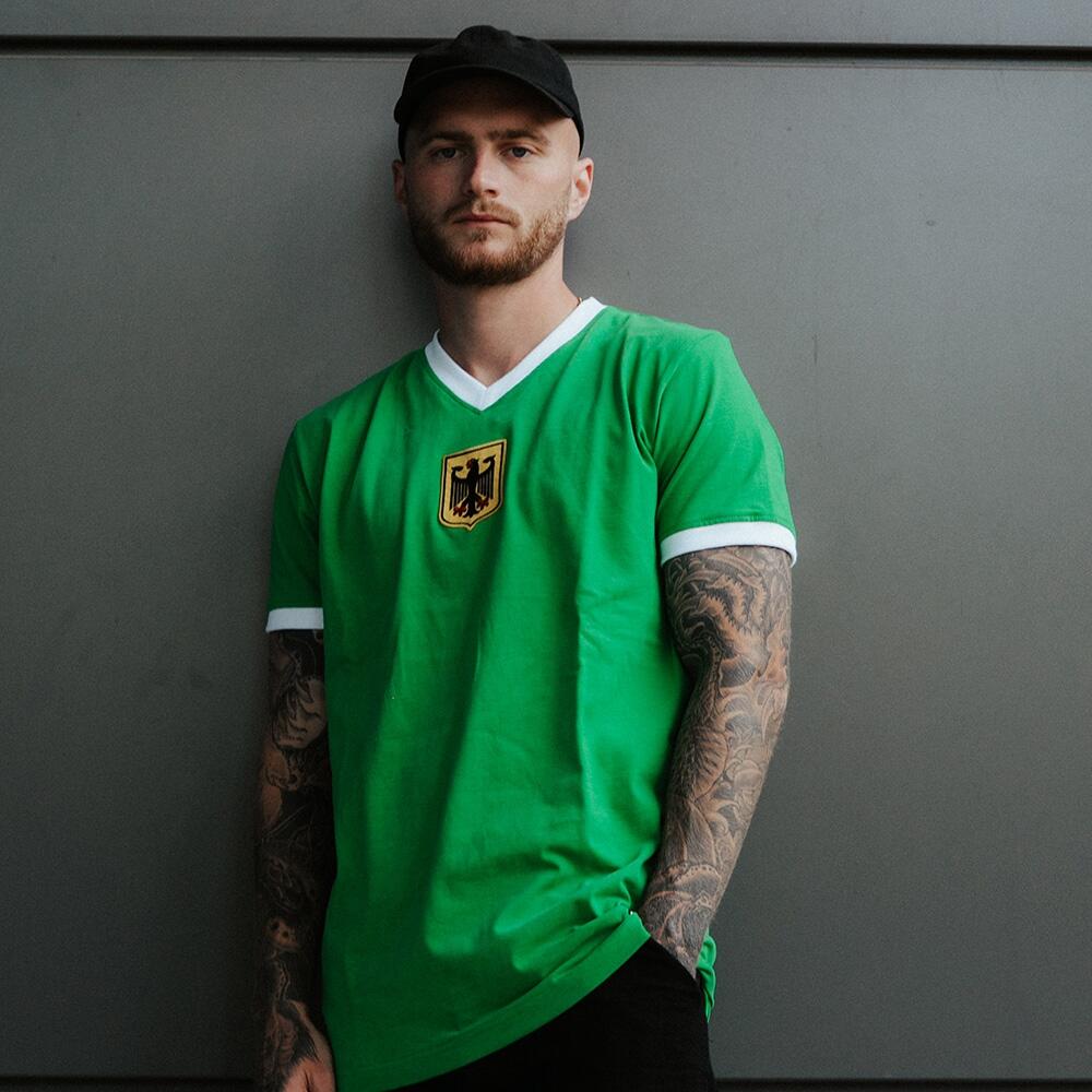 Germania Trasferta 1970's - Maglia da calcio retrò - Verde – COPA Football 2/7