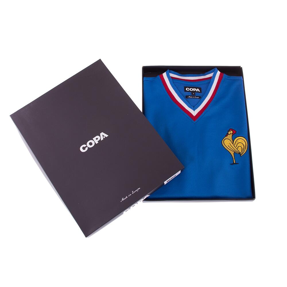 Retro Voetbalshirt - Heren - Frankrijk 1971 - Blauw 6/7