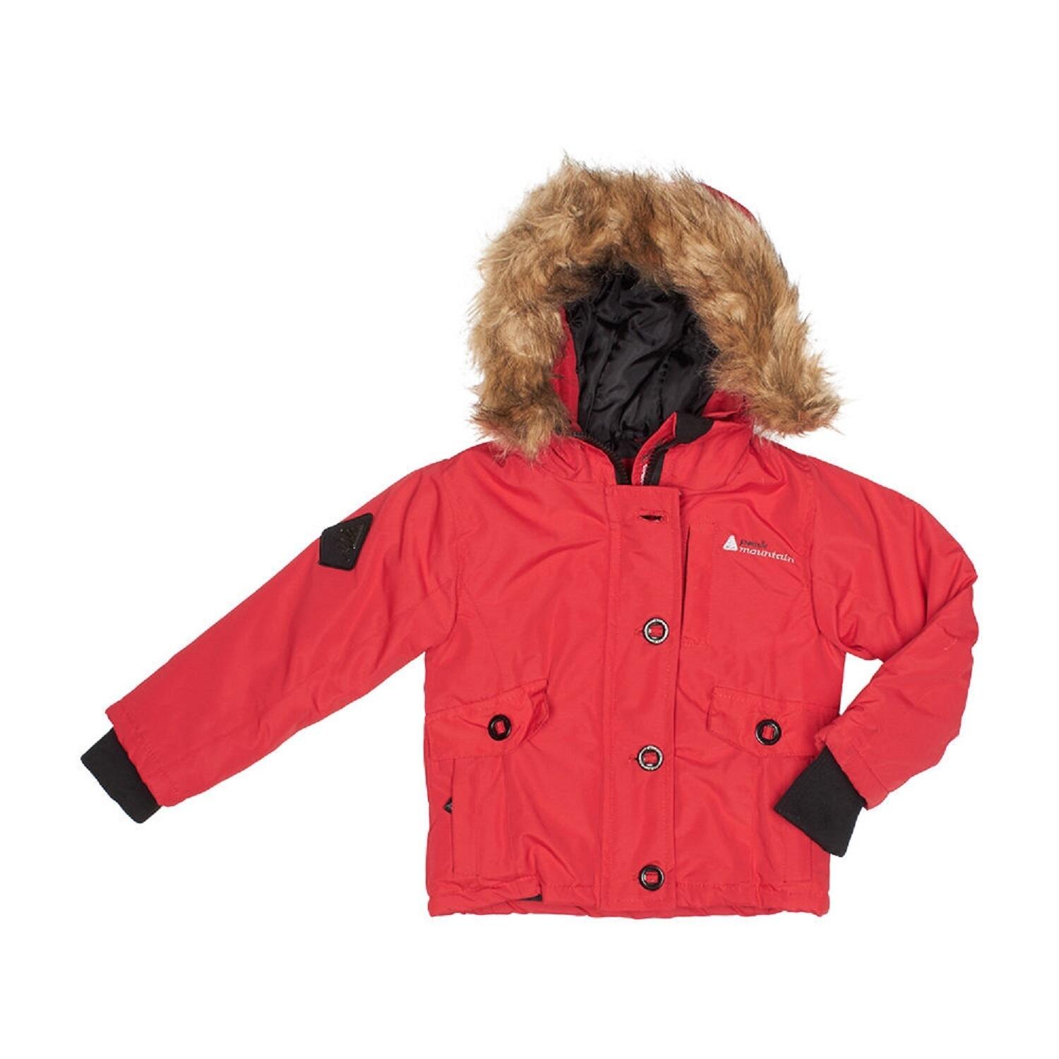 Peak Mountain - Seconde Vie - Parka Ski Fille Peak Mountain Galava - Parka - Rouge - 8 À 10 Ans - Decathlon
