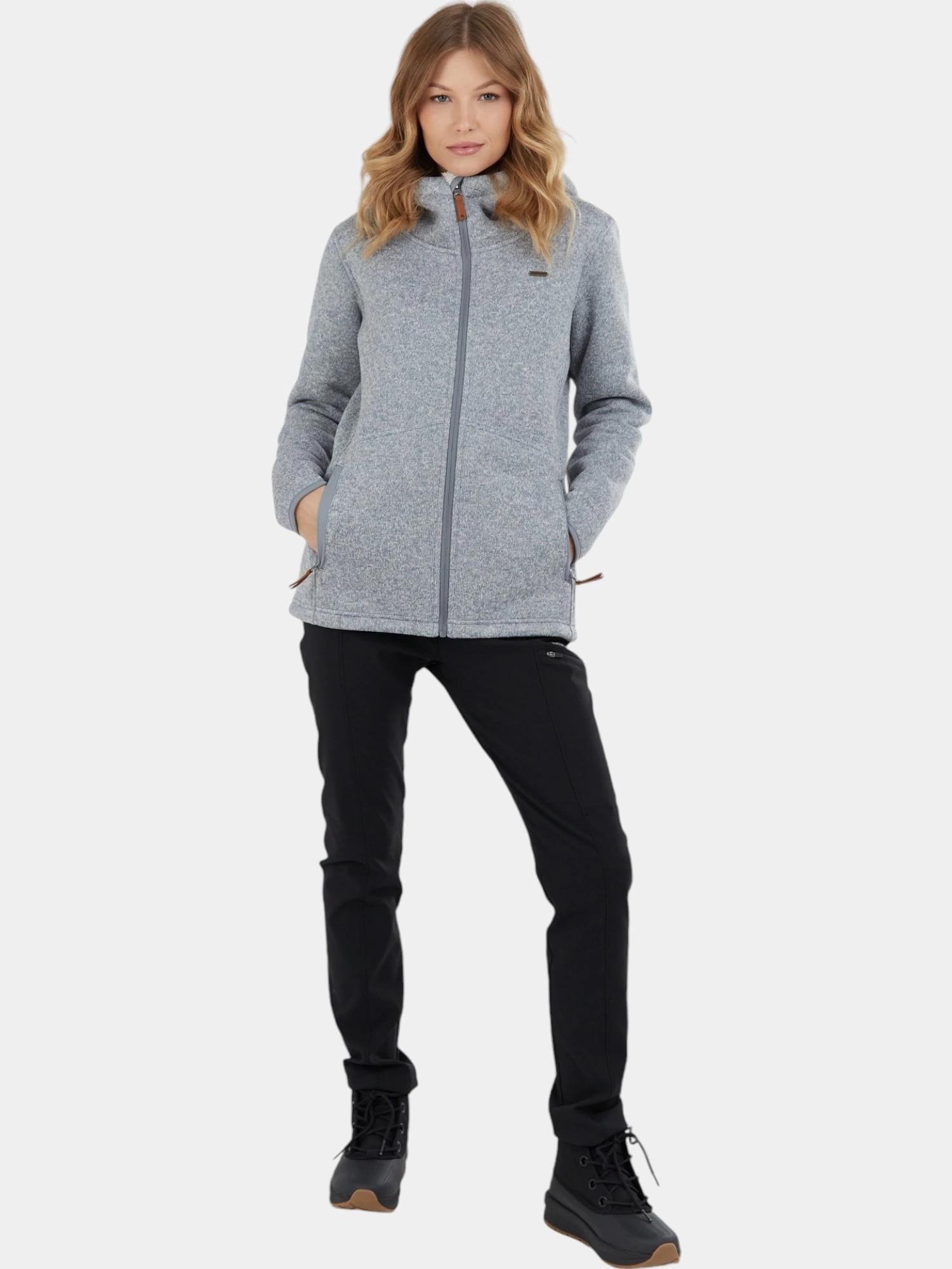 Női kapucnis pulóver Ara Fleece Jacket 3/7