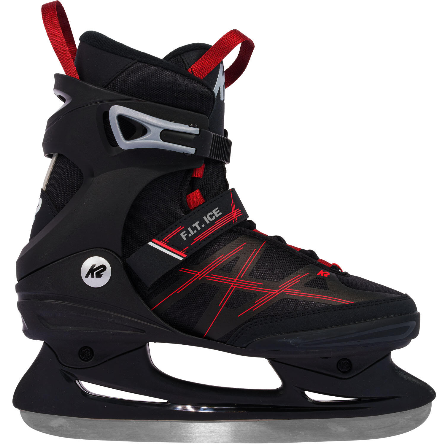Pattini Da Ghiaccio K2 Kinetic Ice Uomo - Stivale Morbido, Allacciatura Tradizionale, Lama Acciaio Inox