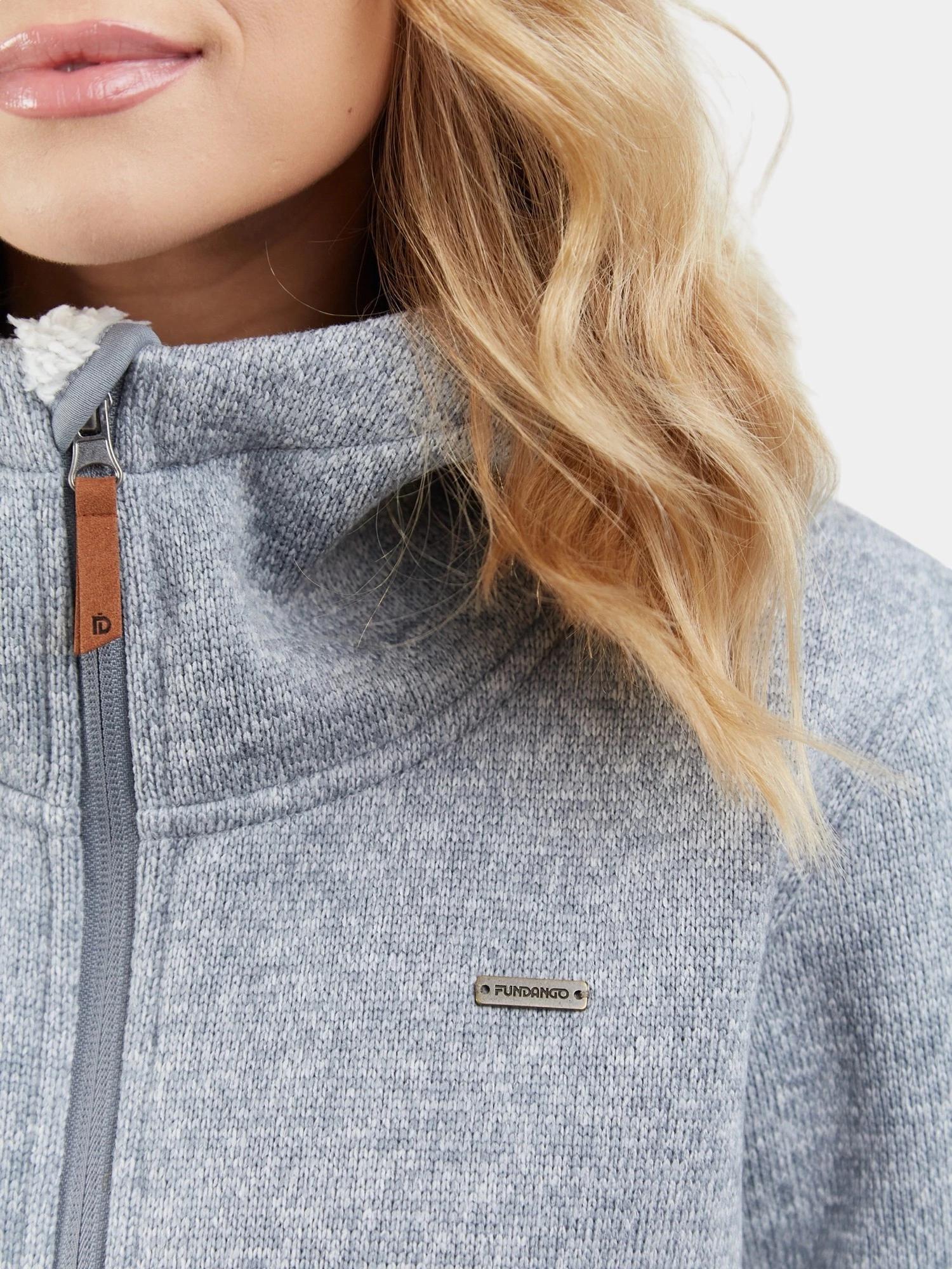 Női kapucnis pulóver Ara Fleece Jacket 5/7
