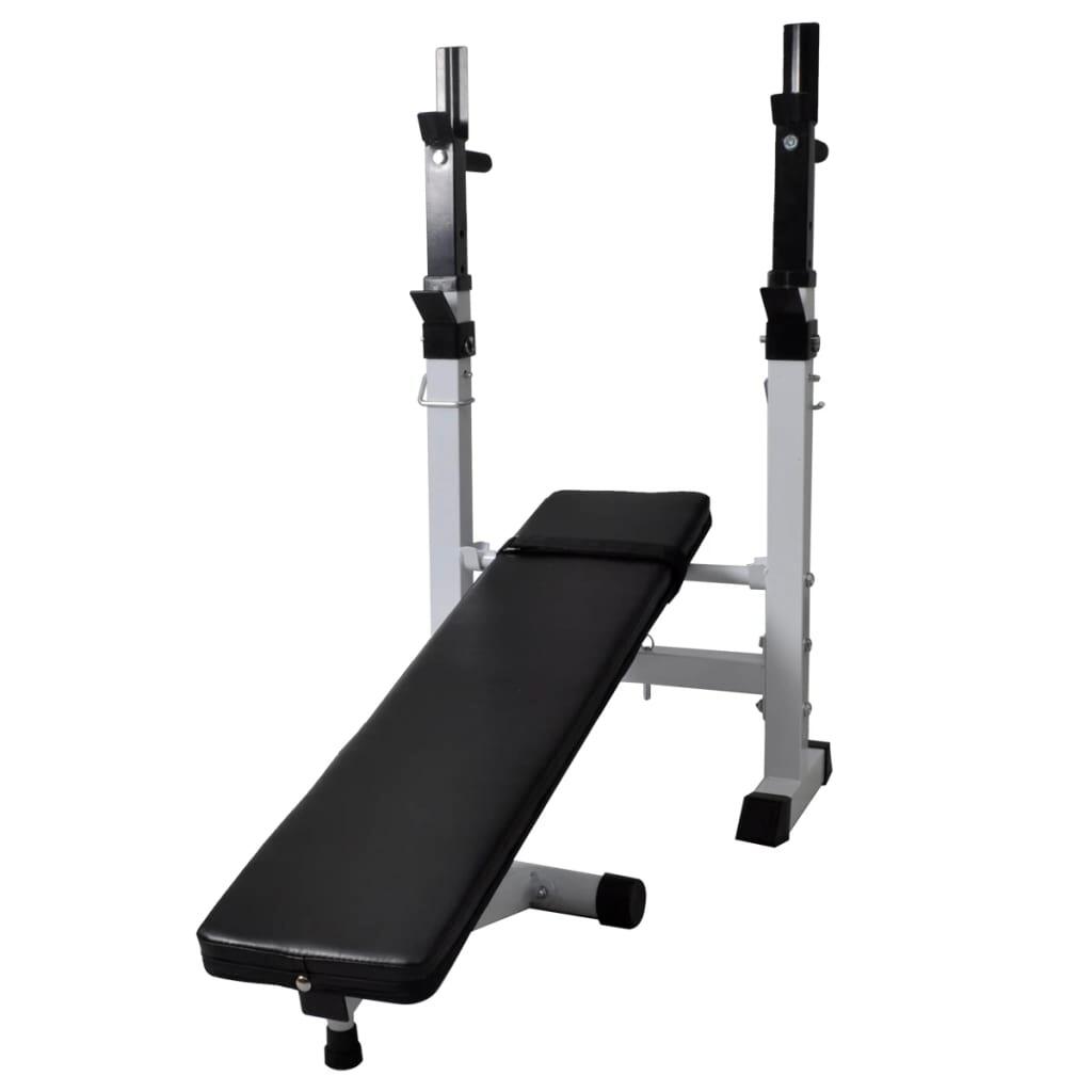 Banco de entrenamiento de fitness y musculación recto 4/4