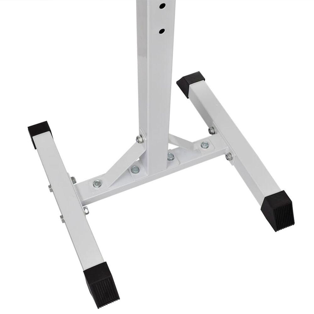 Soporte para sentadillas con barra y mancuernas 30,5 kg 4/5
