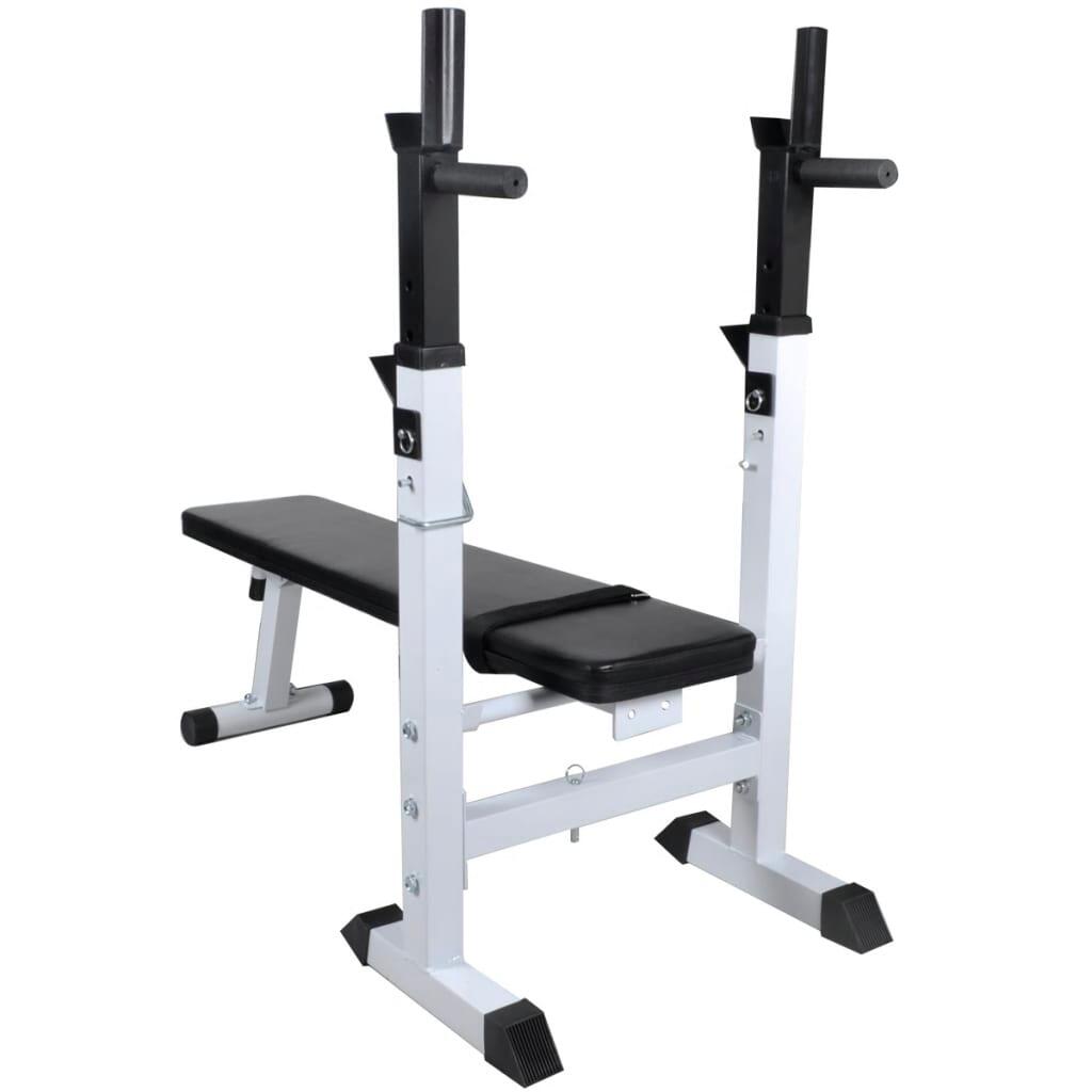 Banco de entrenamiento de fitness y musculación recto 2/4