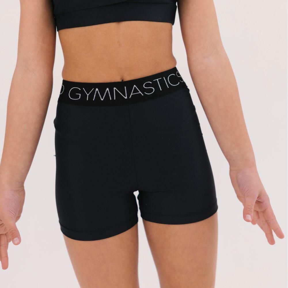 Shorts da Ginnastica MP Neri per Ragazze 4/5