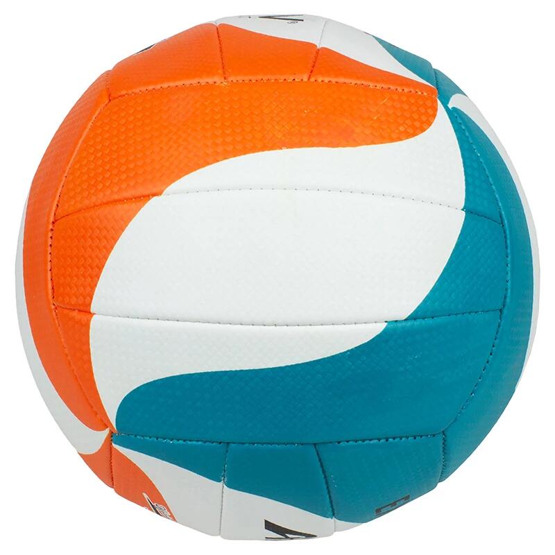 Piłka do siatkówki Aktivsport EXOTIC biała-niebiesko-pomarańczowa, rozmiar: 5