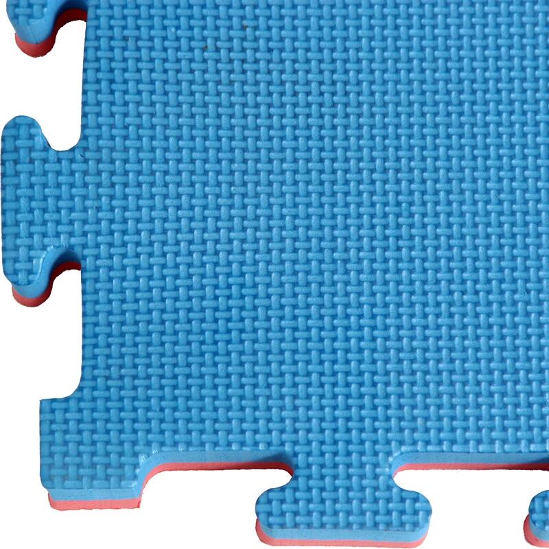 Puzzle-Tatami-Matte Aktivsport 100 x 100 x 3 cm rot-blau 7/7