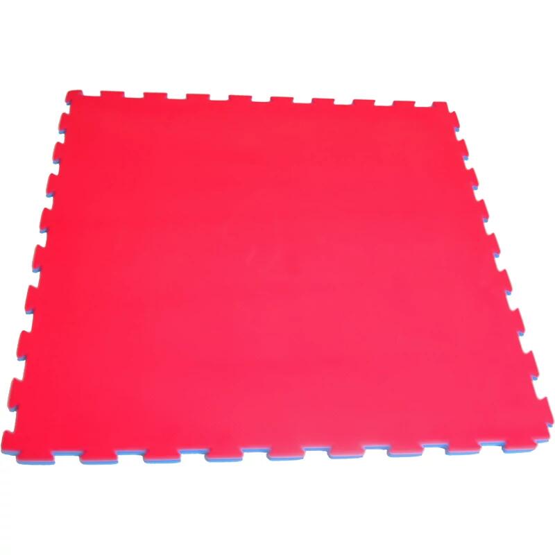 Puzzle-Tatami-Matte Aktivsport 100 x 100 x 3 cm rot-blau 3/7